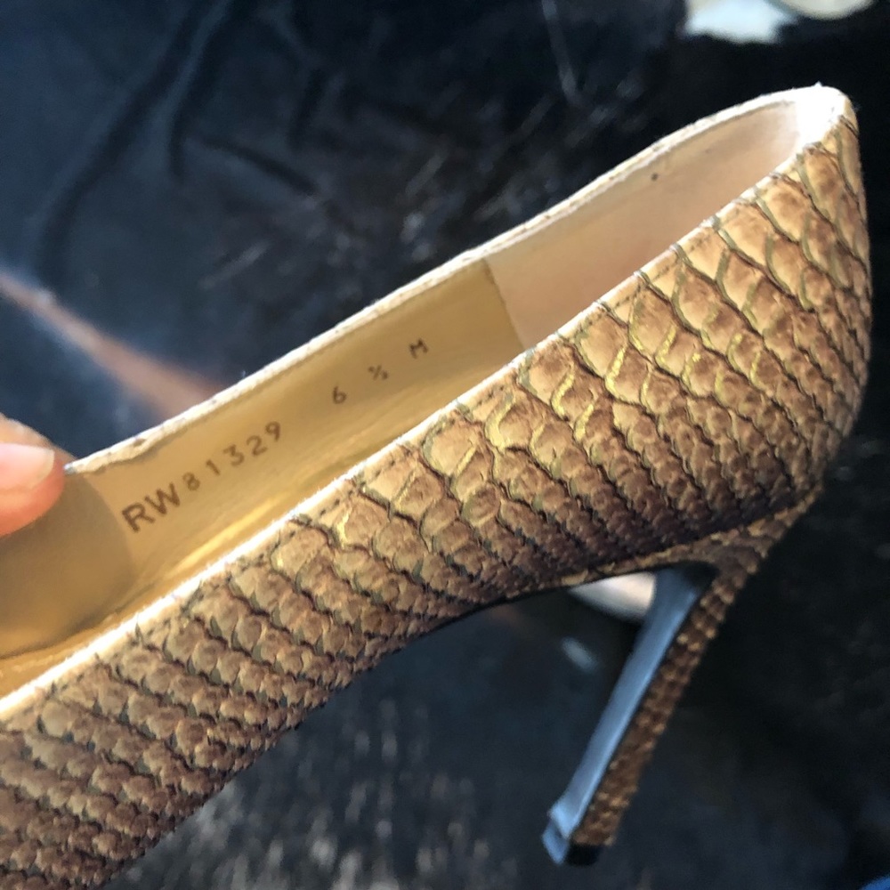 Stuart Weitzman Metallic Snake Pump - image 5